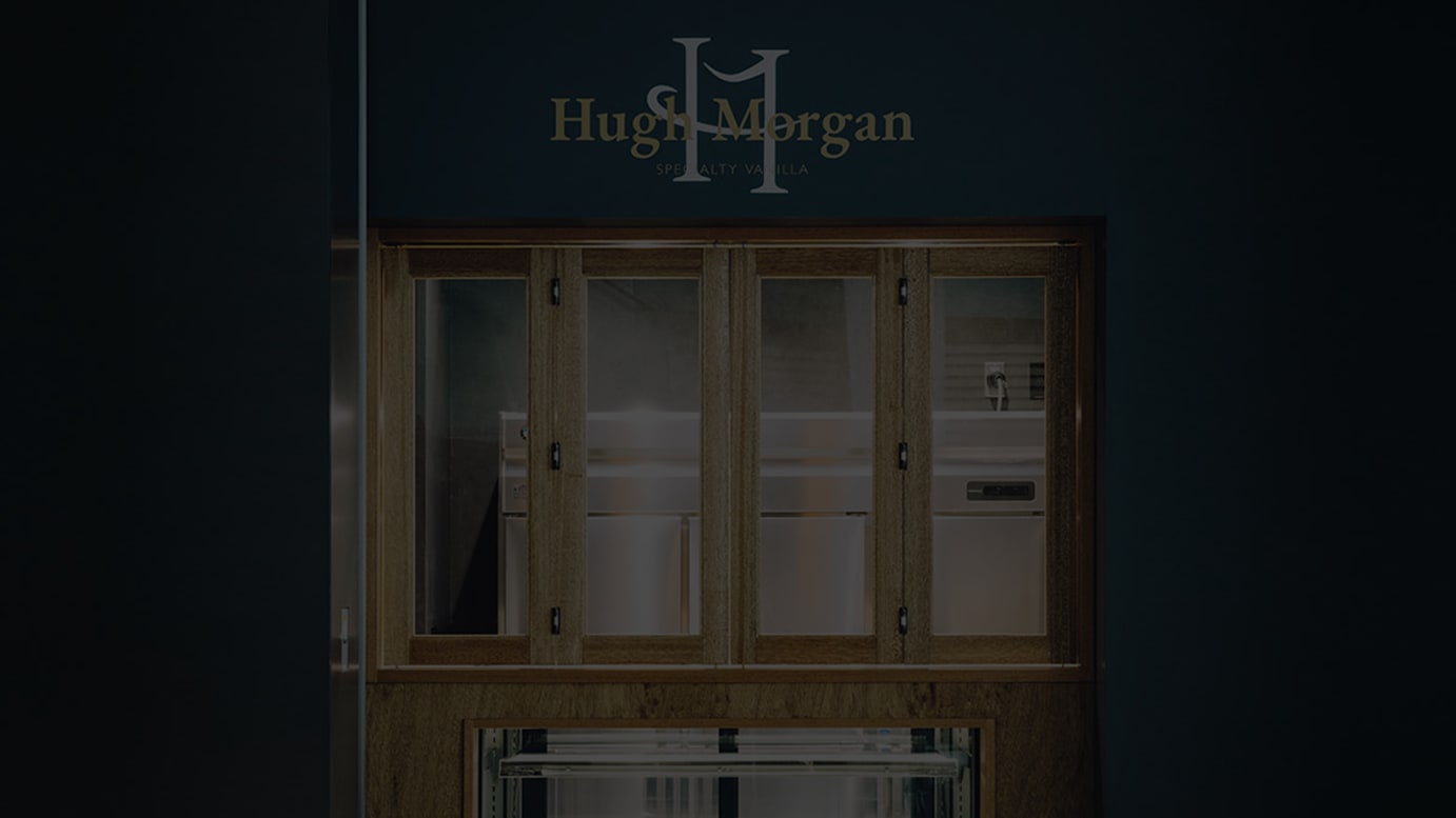「Hugh Morgan」店頭ヴィジュアル
