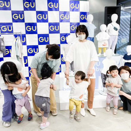 GU baby 新商品発表会の様子 Image by FASHIONSNAP