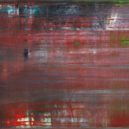 ゲルハルト・リヒター「抽象絵画（赤）」1994 年(c)Gerhard Richter Image by 東京国立近代美術館