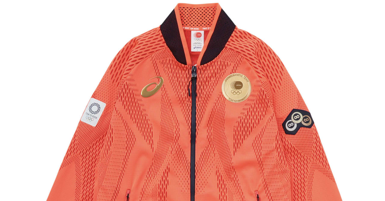 アシックス、日本選手団が着用している「ポディウムジャケット」のレプリカモデルを受注販売
