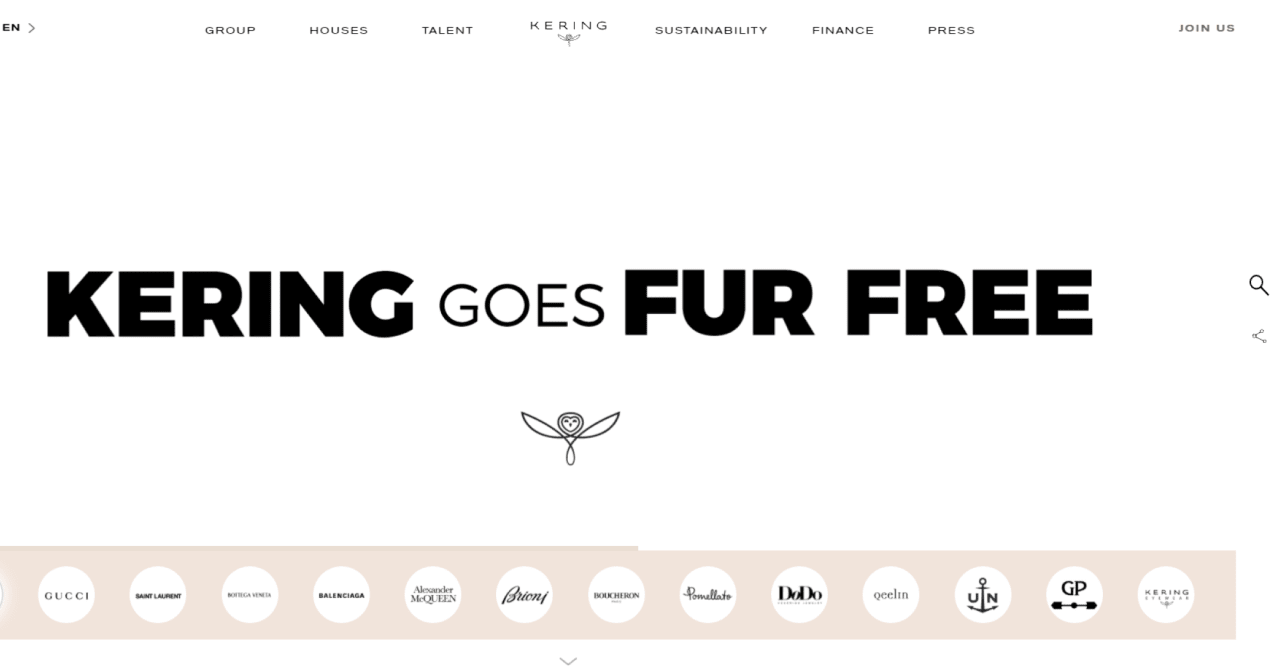 ケリングが全ブランドで毛皮の使用停止へ、2022年フォールコレクション以降