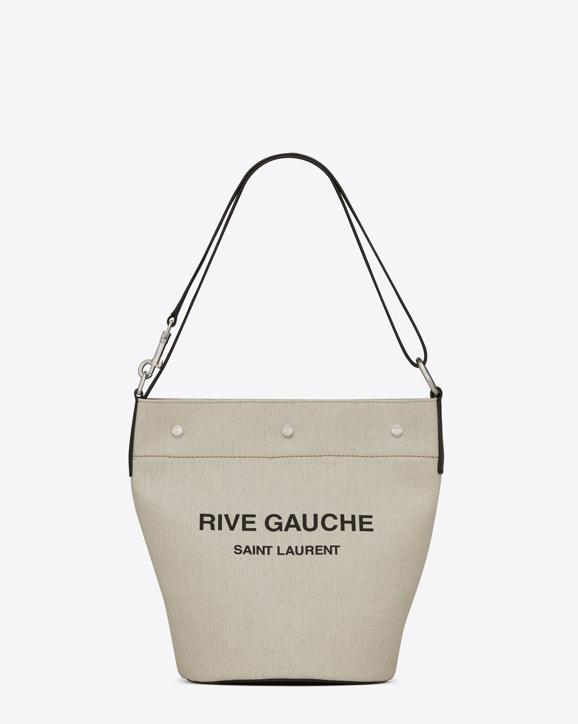 サンローランから新作バッグ「RIVE GAUCHE」が登場、スナップを閉じる 