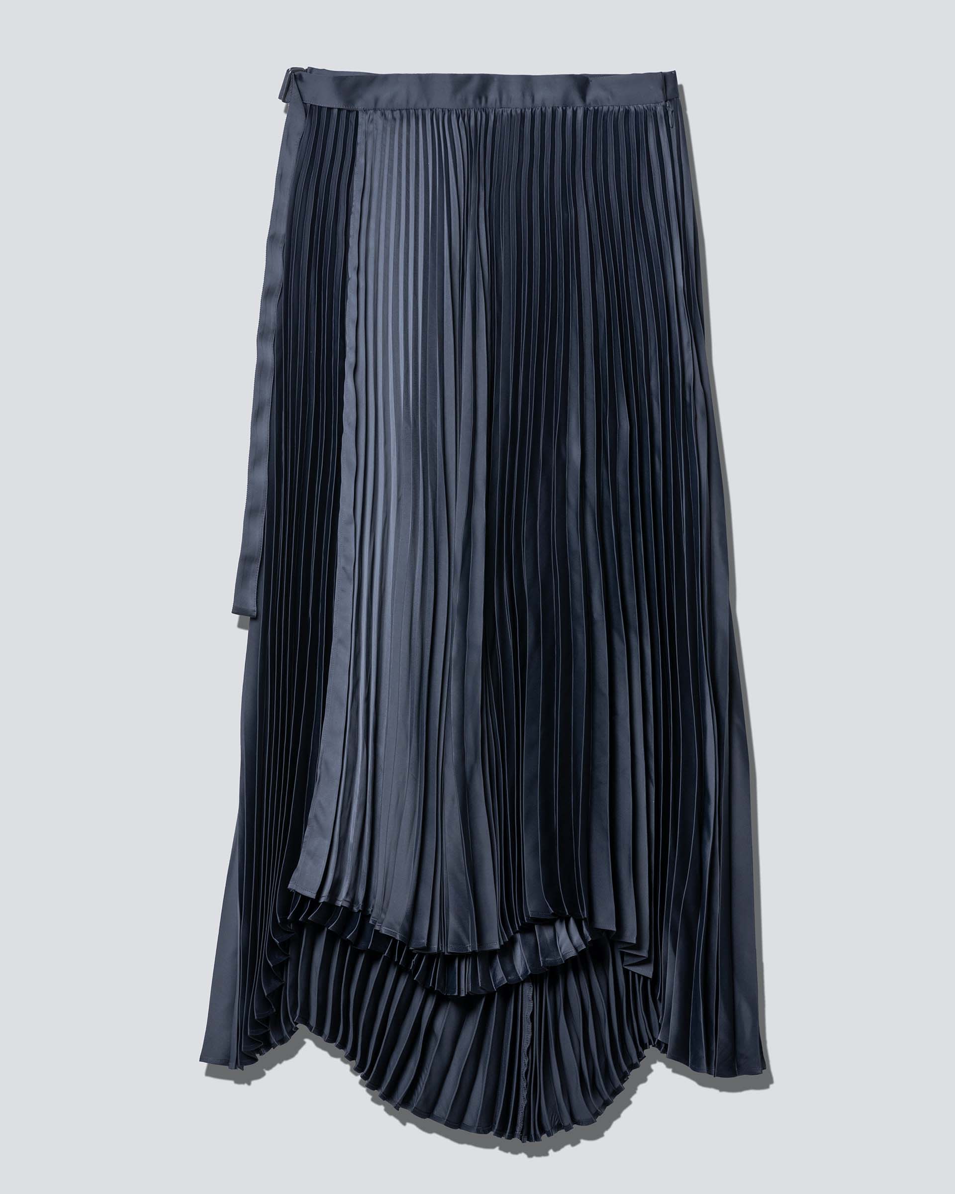JIL SANDERの黒色・膝丈・ウール100%・巻きスカート | asadobenitez.com