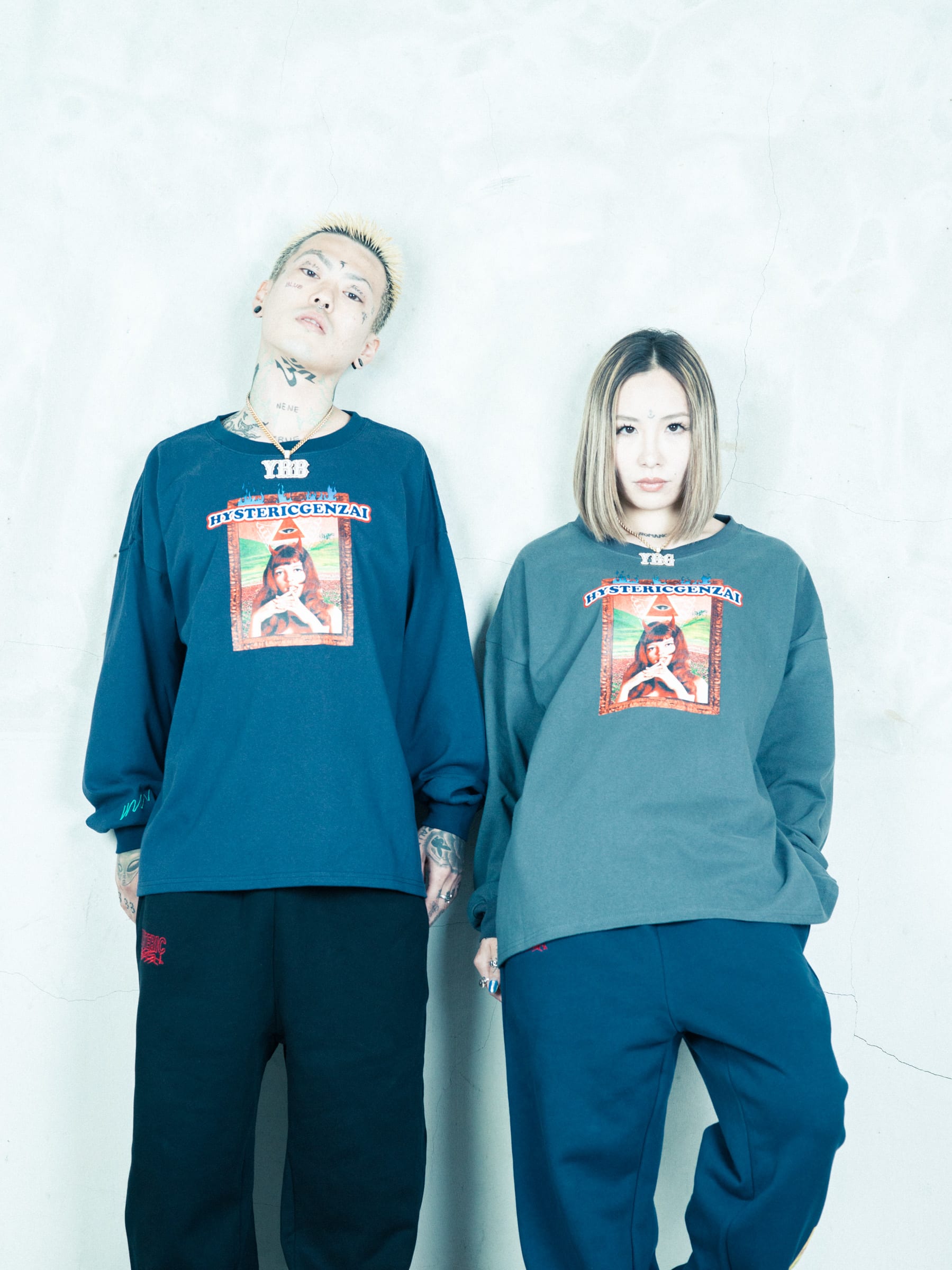 HYSTERIC GLAMOUR - HYSTERIC GLAMOUR×genzai ジップパーカーの+
