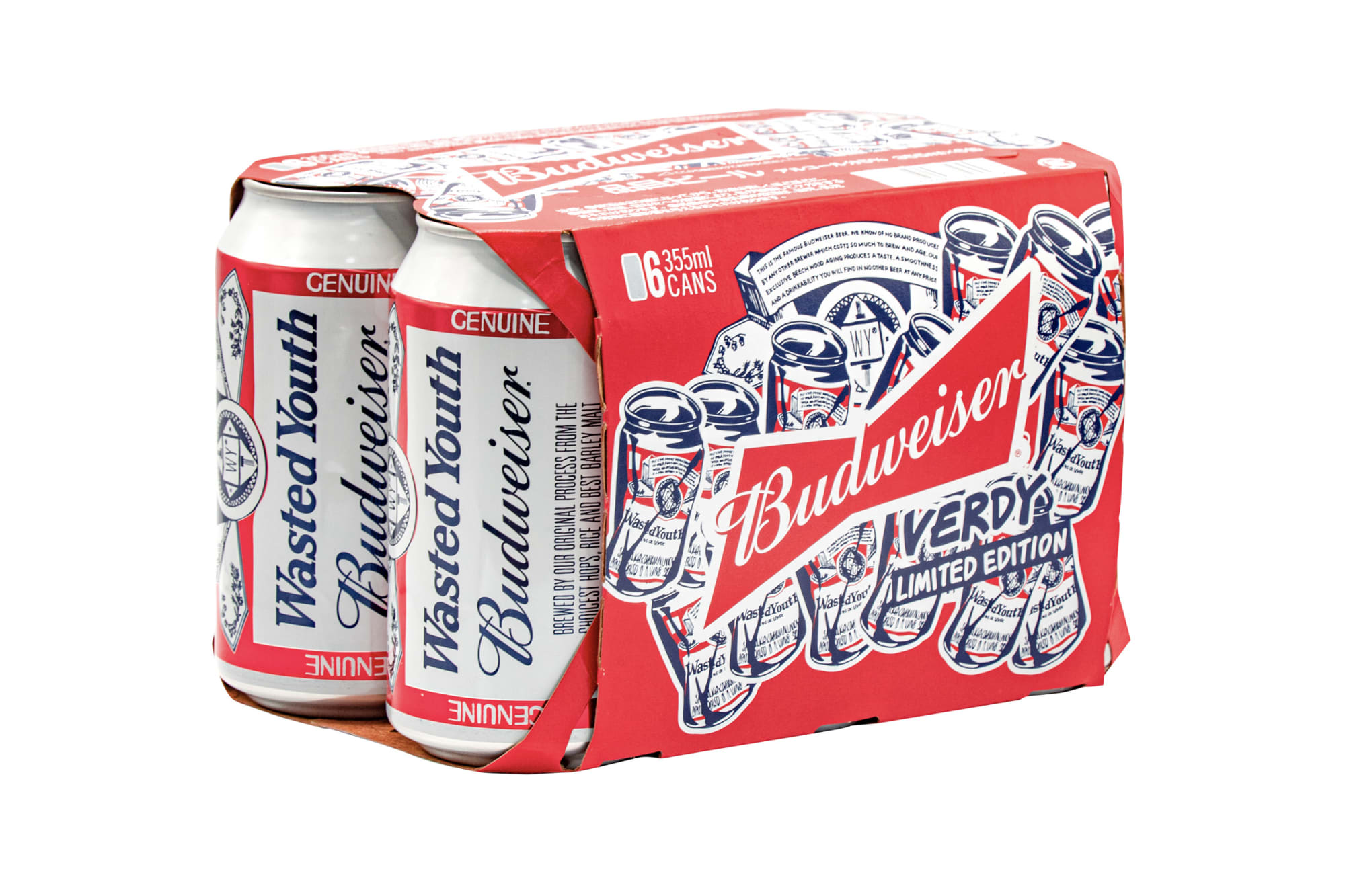 wasted youth Budweiser verdyコラボT 限定box付 ホワイト系 トップス