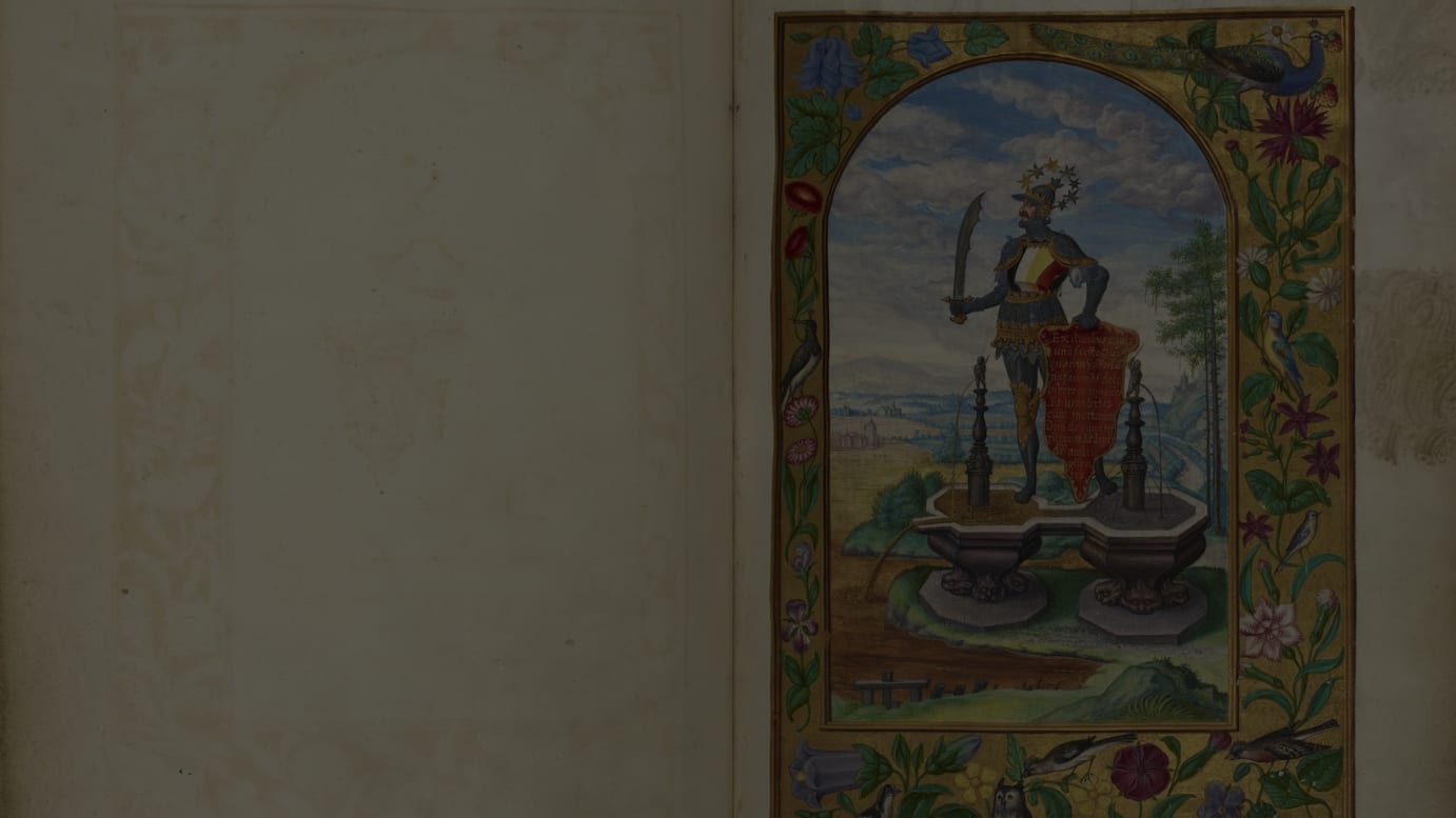 著者不詳「太陽の輝き」（錬金術について書かれた写本）1582年 大英図書館蔵 Harley MS 3469 (C)British Library Board