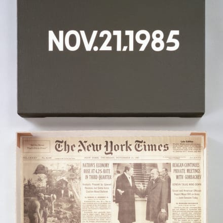 河原温《NOV.21,1985 「Today」（1966- 2013）より》1985 ©One Million Years Foundation
