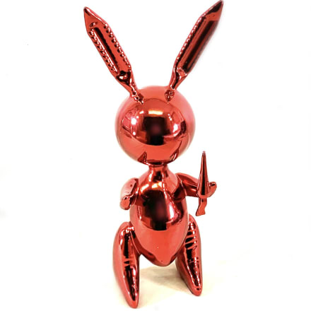 ジェフ・クーンズ　「Red Rabbit」