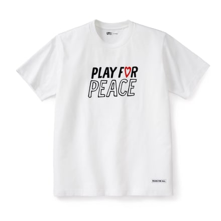 PEACE FOR ALL UT錦織圭デザイン（税込1500円） Image by UNIQLO