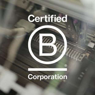 CFCLが認証を取得した国際的なビジネス基準「B Corp」の認証ロゴ