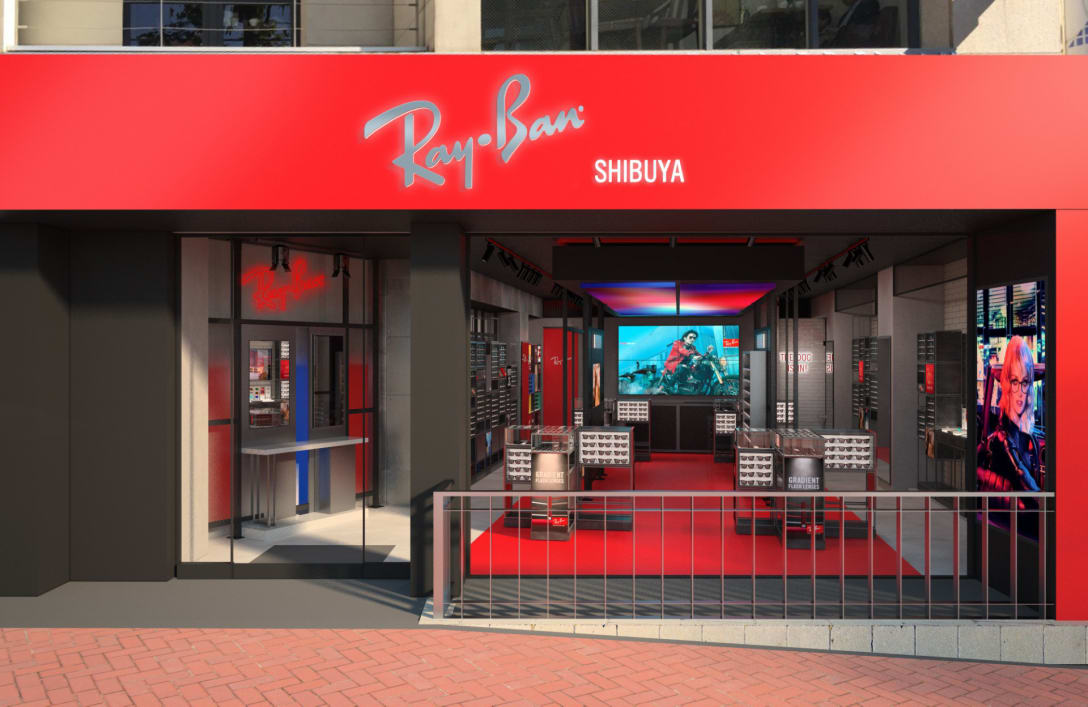 「Ray-Ban Store SHIBUYA」外観イメージ Image by Ray-Ban