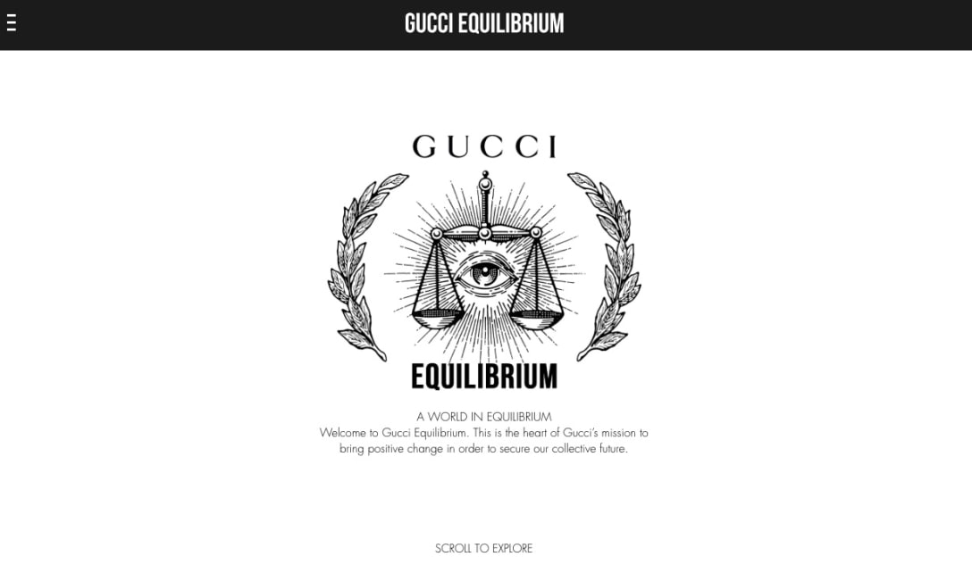 「GUCCI EQUILIBRIUM」より