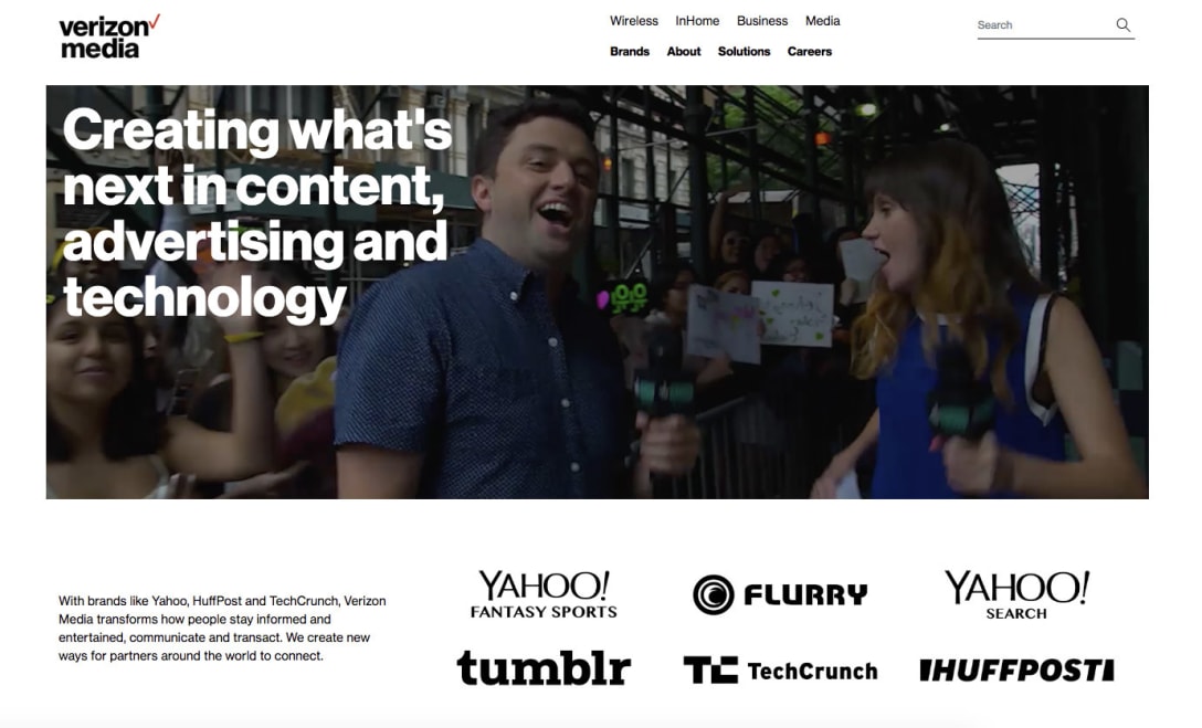 Verizon Media公式サイトより