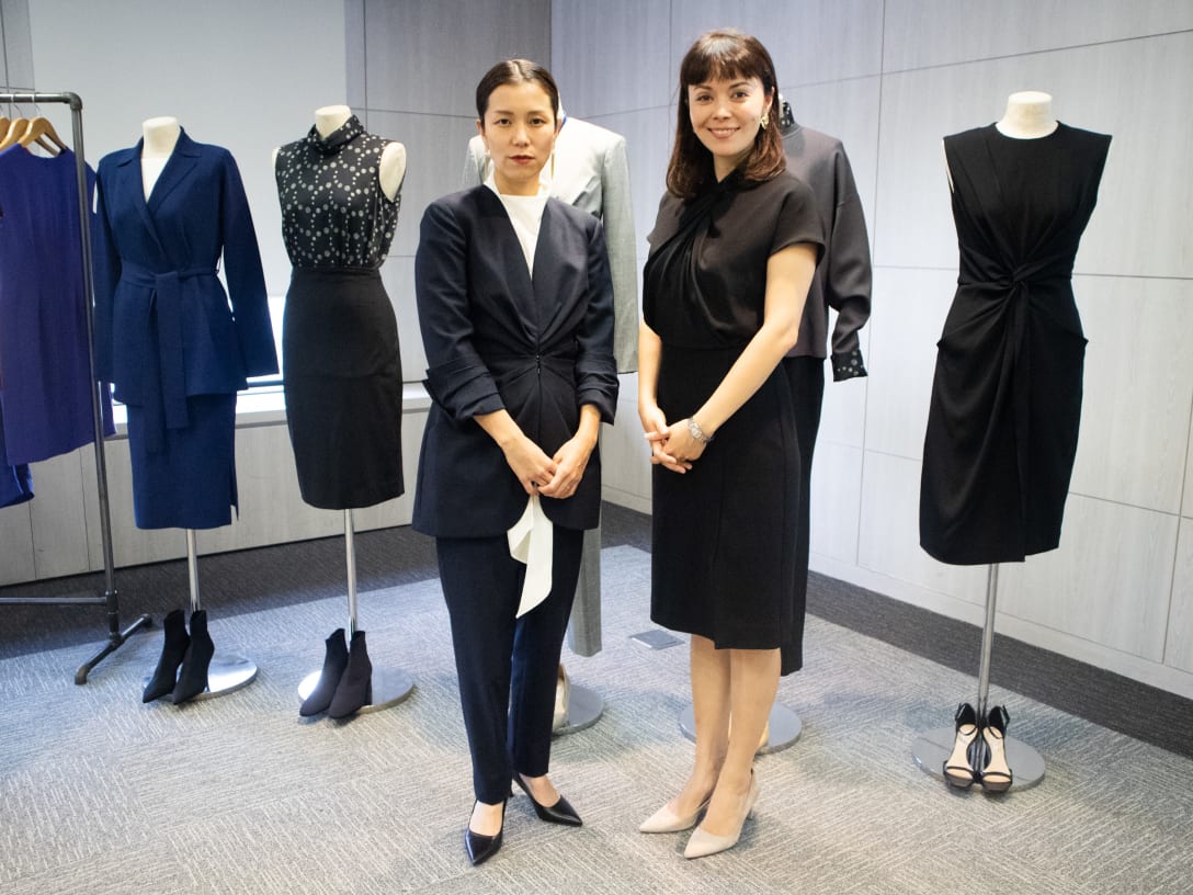 (左から)中村美也子チーフクリエイティブオフィサー、ラフルアー宮澤沙羅CEO Image by FASHIONSNAP