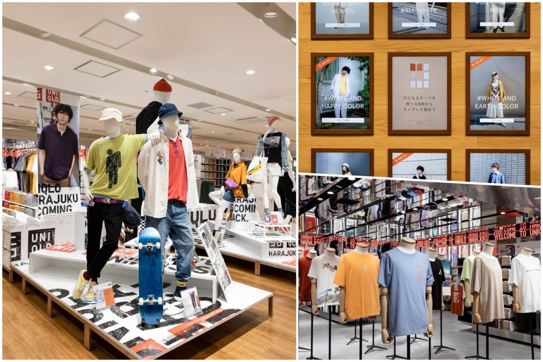 ユニクロ原宿店 店内 Image by FASHIONSNAP