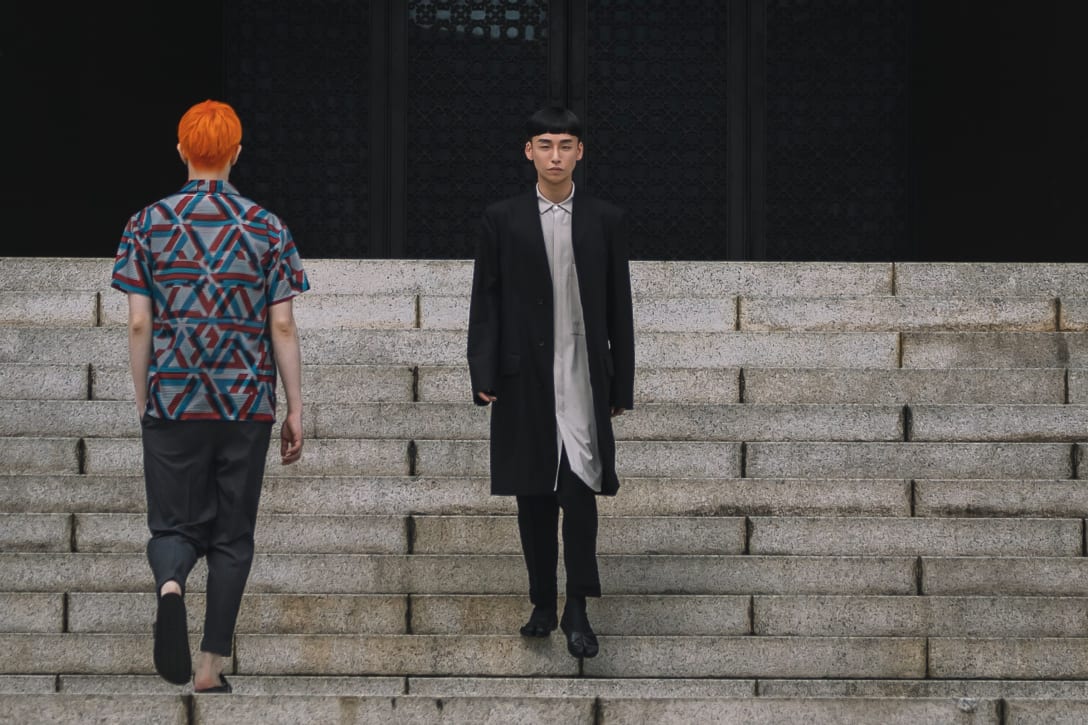 MBとのコラボレーションコート Image by FASHIONSNAP.COM