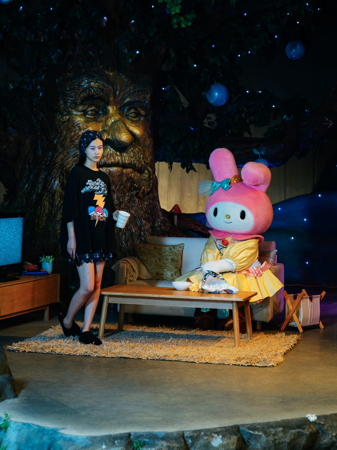 UNDERCOVER 2021年春夏コレクション(モデルはデザイナー高橋盾の娘、高橋らら) Image by UNDERCOVER