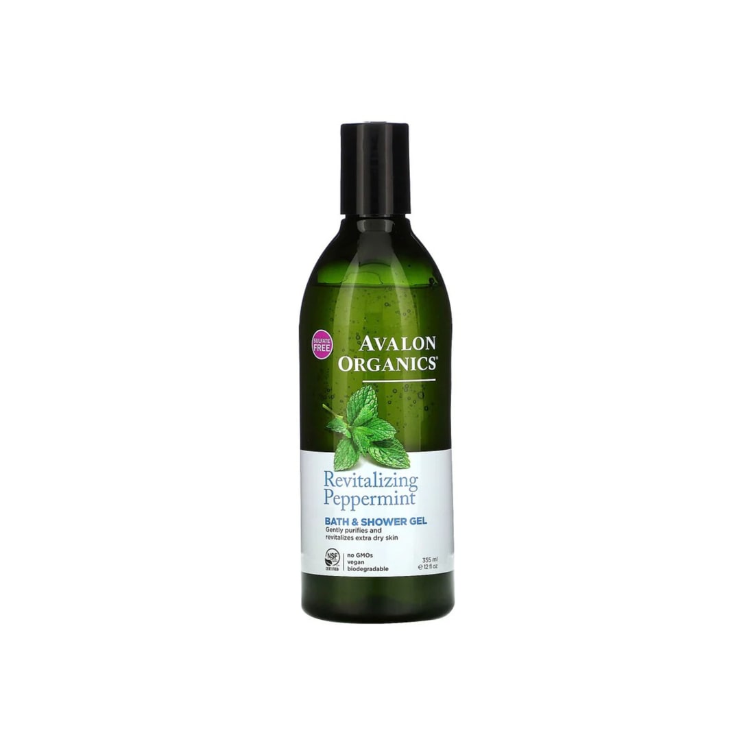 Avalon Organics Bath & Shower Gel Revitalizing Peppermint（355ml）¥887