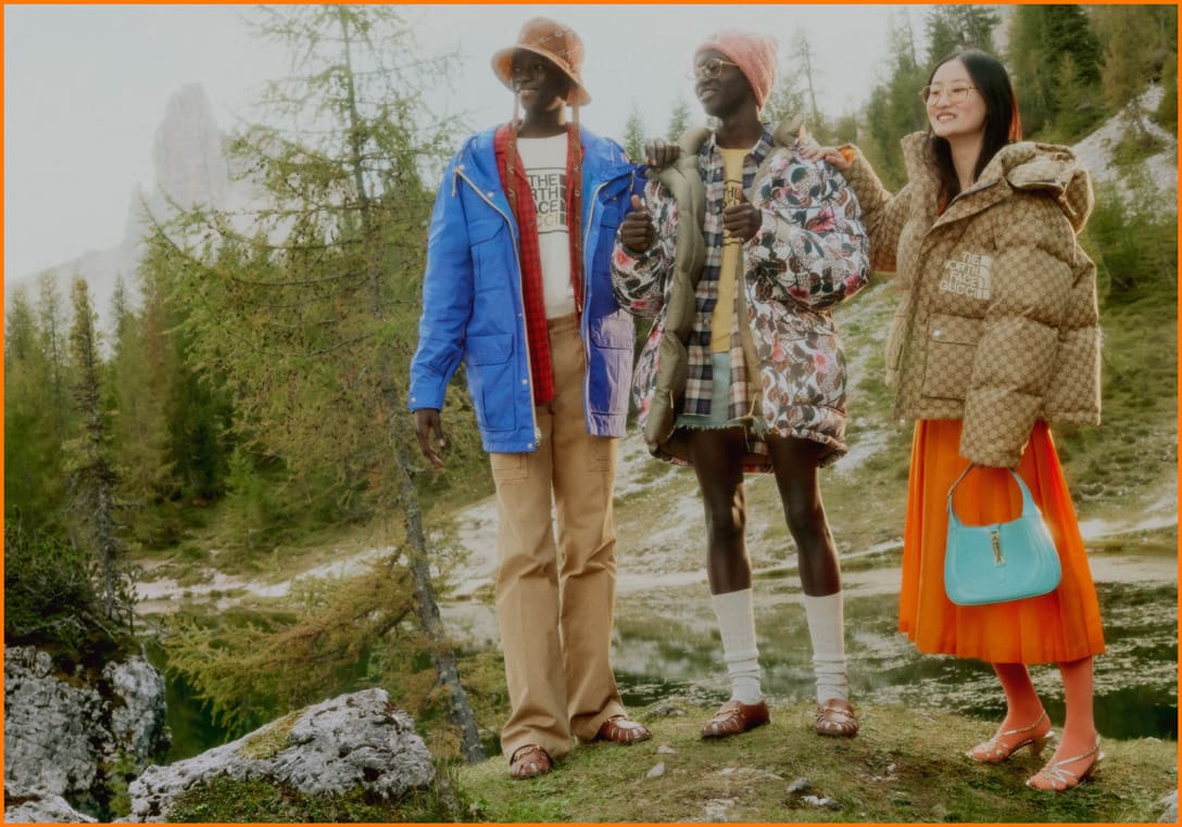 キャンペーンヴィジュアル Image by THE NORTH FACE X GUCCI