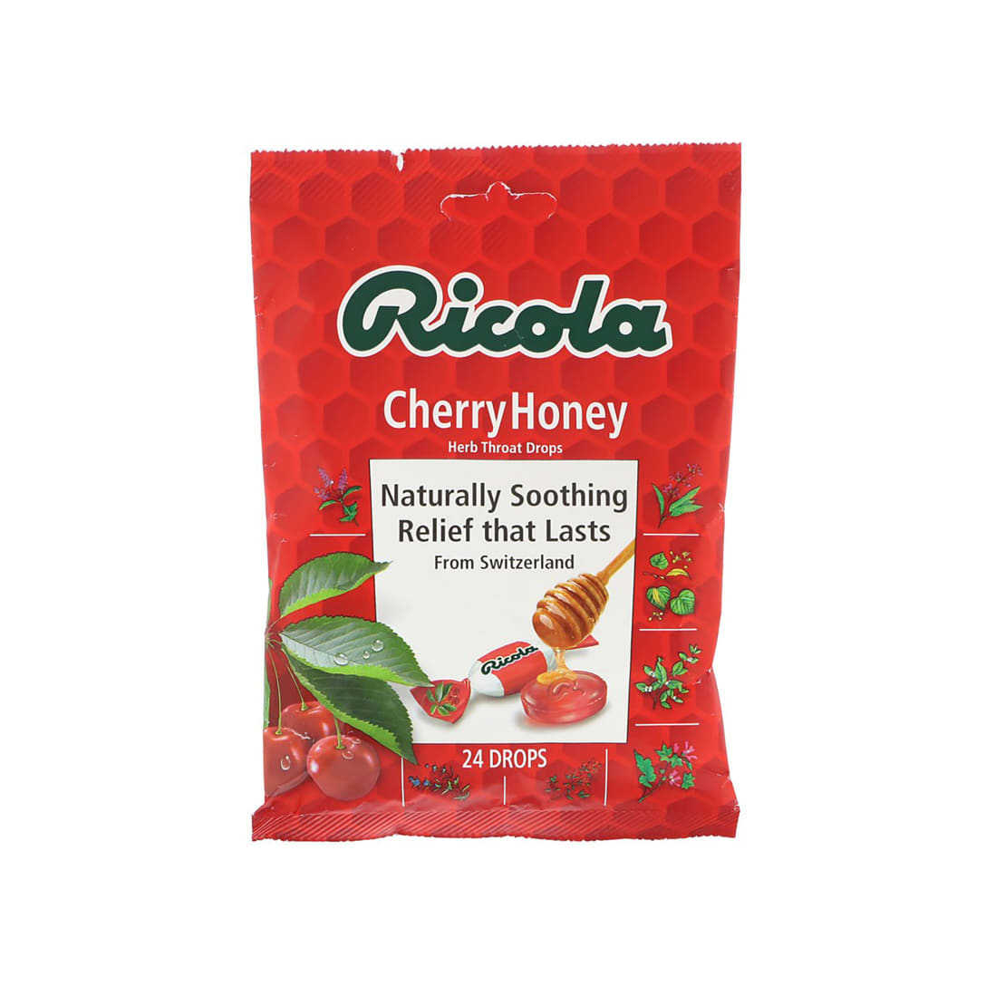 Ricola Herb Throat Drops Cherry Honey（24粒入り）¥358
