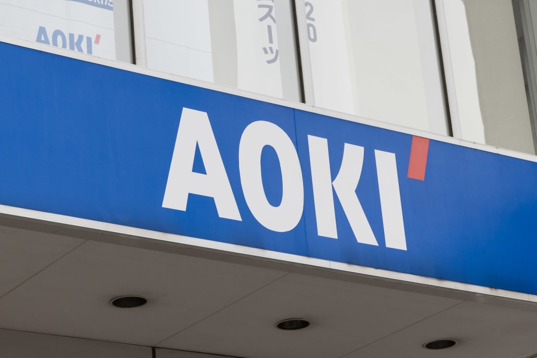 AOKIのロゴ Image by FASHIONSNAP.COM