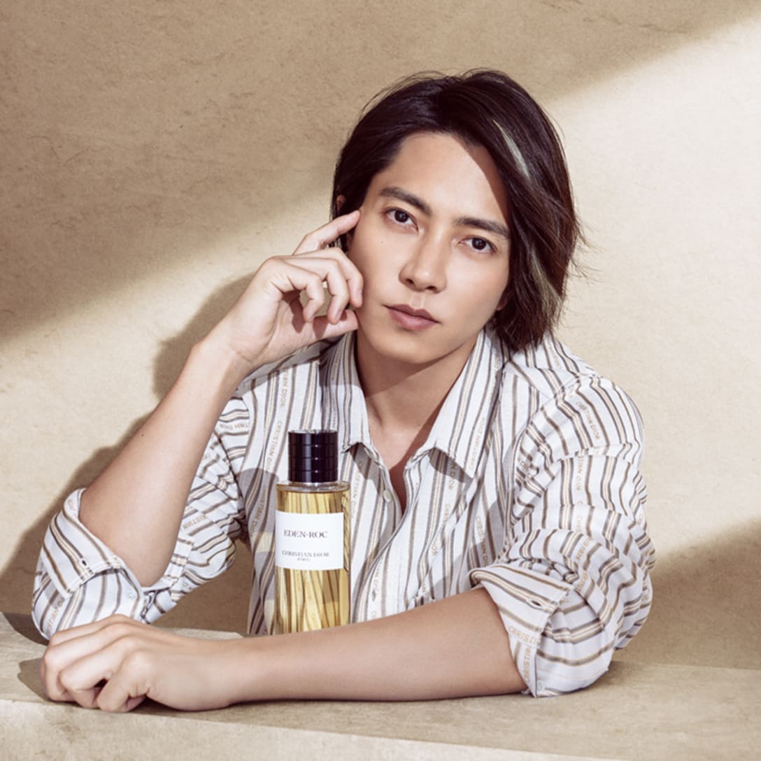 ディオール ビューティー ジャパンアンバサダーの山下智久 Image by パルファン・クリスチャン・ディオール