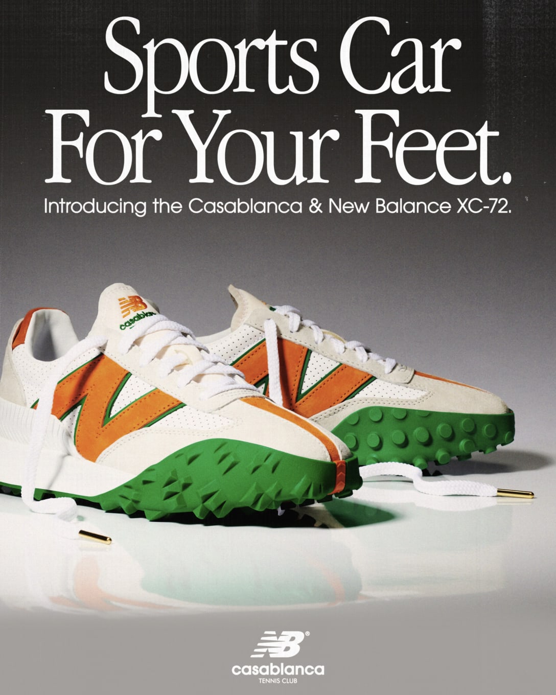 UXC72CBD(ORANGE×GREEN) Image by カサブランカ × ニューバランス XC72