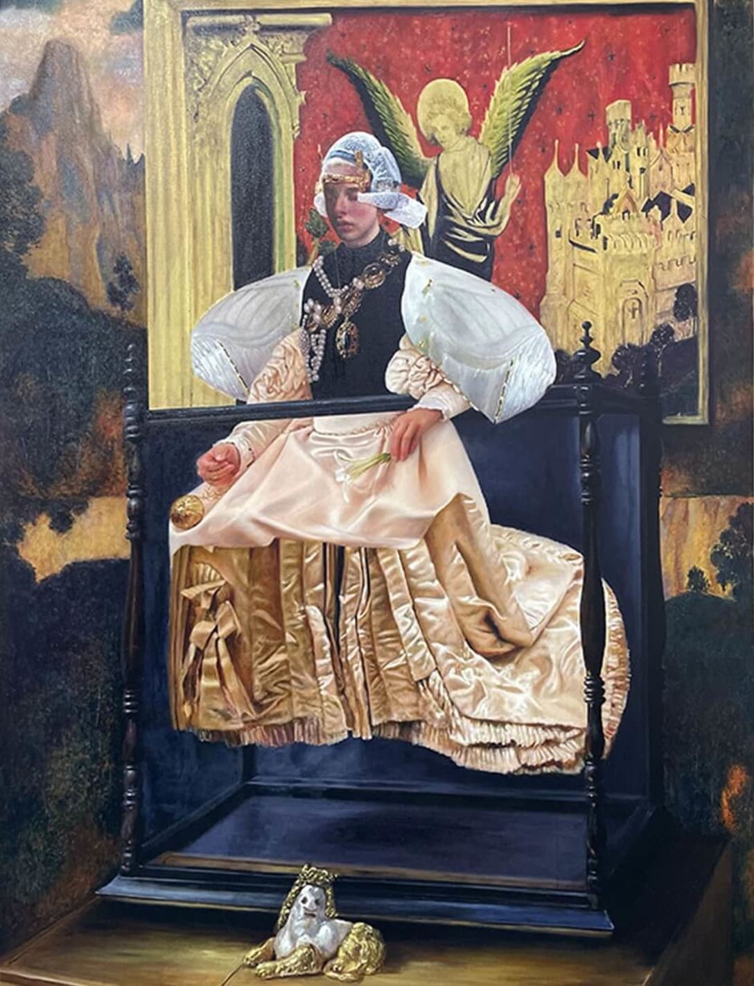 Inside is Light, 2021, Oil on canvas, 148 x 112 cm ©Teodora Axente