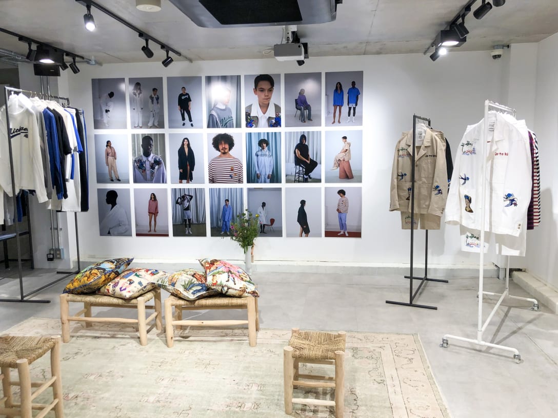 71 MICHAELの展示会の様子