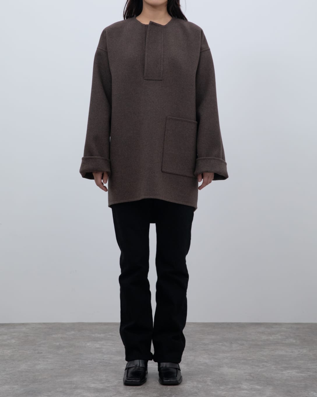 着用サイズ「S」(163cm 女性) Image by FASHIONSNAP