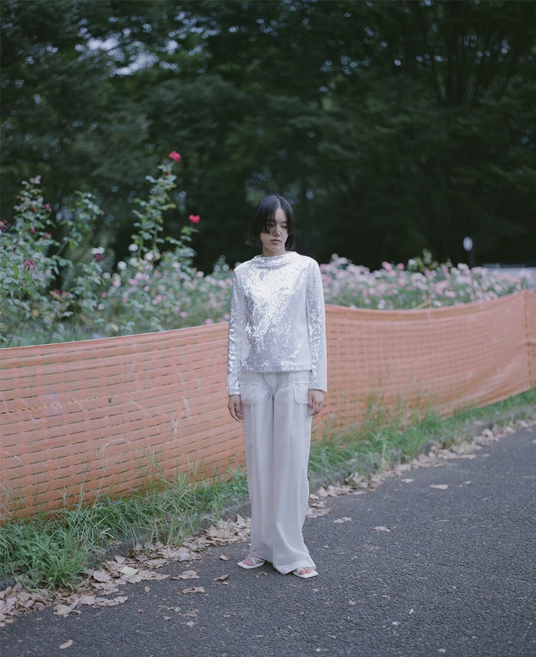 top by RODEBJER, trousers by FUMIKA_UCHIDA, shoes by LOST IN ECHO