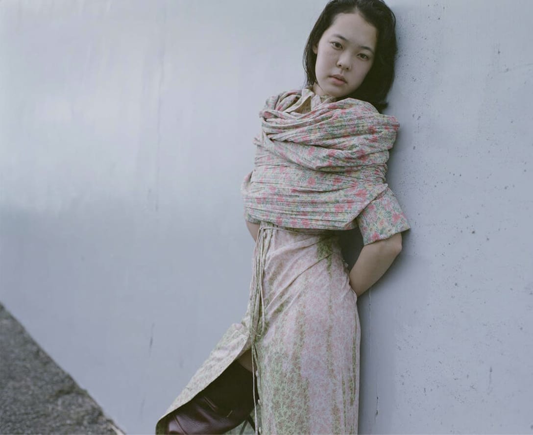 top, dress and boots by ACNE STUDIOS