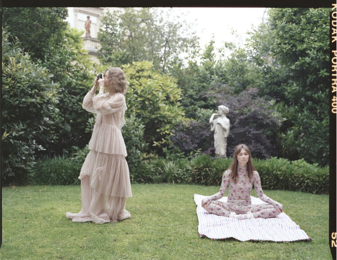 left - dress by ANTONIO MARRAS, right - jumpsuit by LUISA BECCARIA