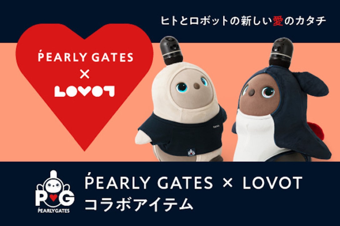 「パーリーゲイツ」とのコラボレーションアイテム Image by GROOVE X