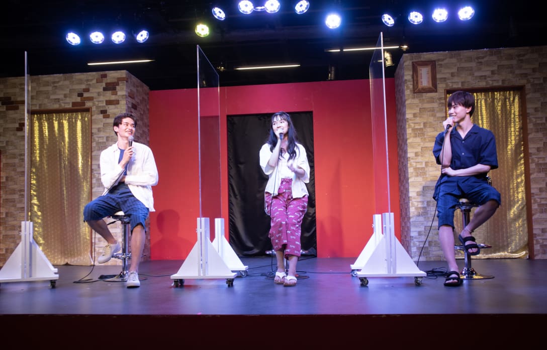 イベントに出演したSean(左)、新井舞良(中央)、櫻井佑樹(右) Image by FASHIONSNAP