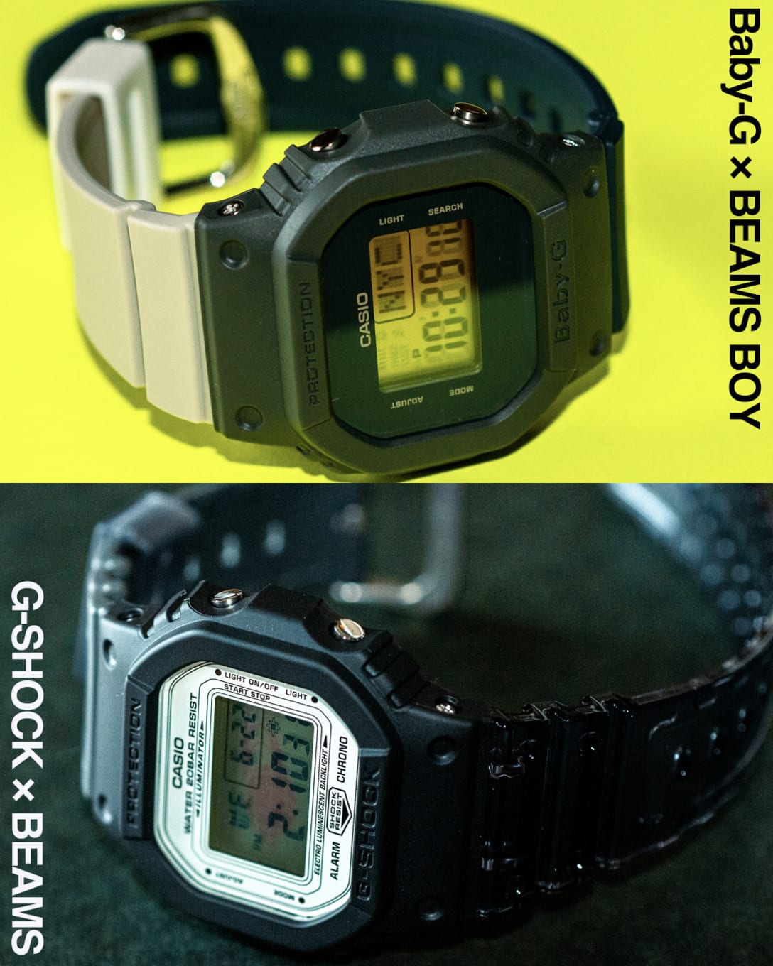 (上から)BGD-501(1万5400円)、DW5600(1万7600円/いずれも税込)