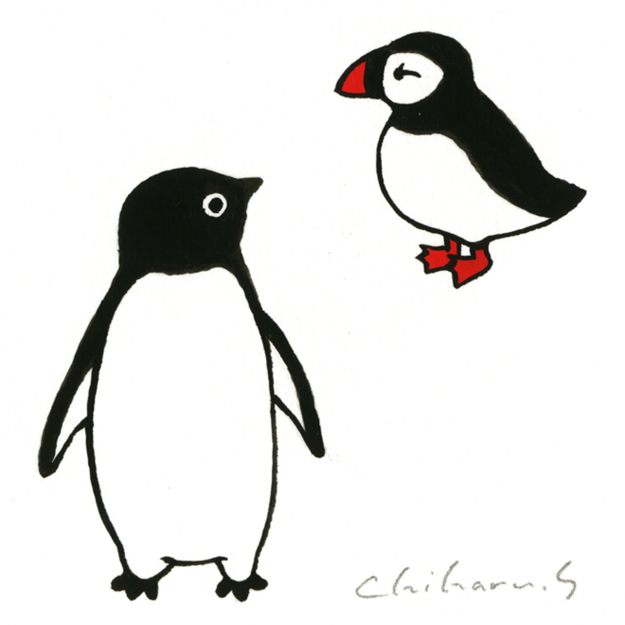 Suicaペンギン直筆(原画)イラスト・サイン坂崎千春貴重♪ ammasco.com.ng