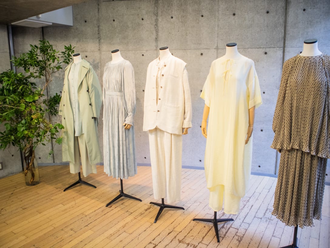 「クラネ」2020年春夏コレクション展示会の様子 Image by FASHIONSNAP