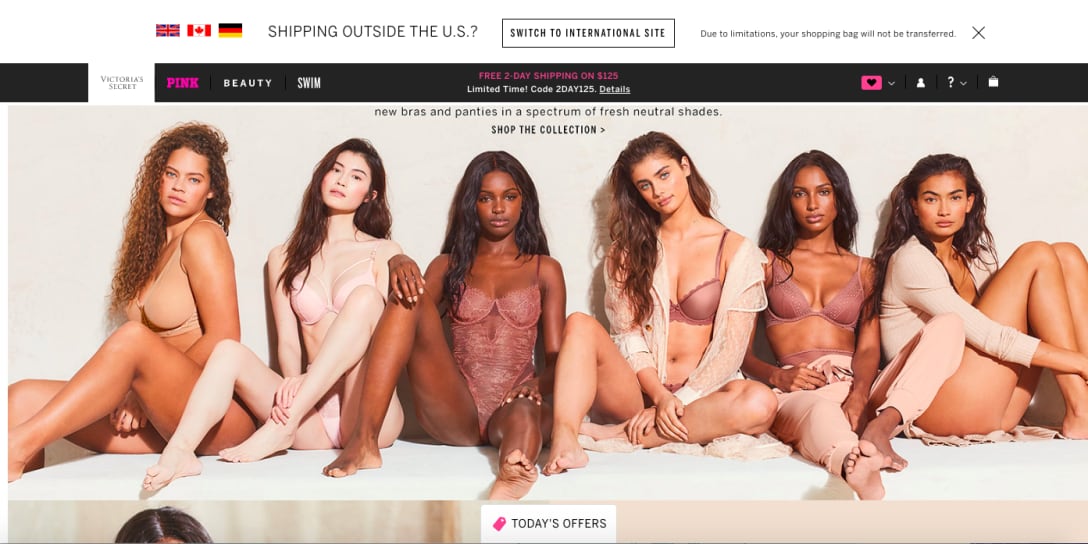VICTORIA'S SECRET 公式サイトより