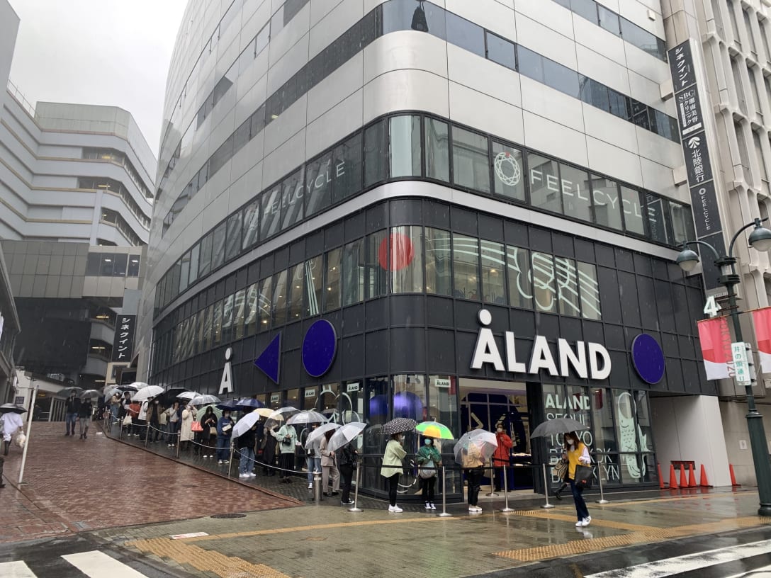 「エーランド トーキョー」開店前の様子 Image by FASHIONSNAP.COM