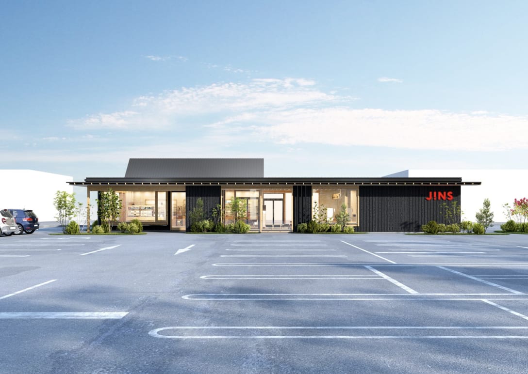 「JINS前橋小島田店」外観イメージ Image by JINS