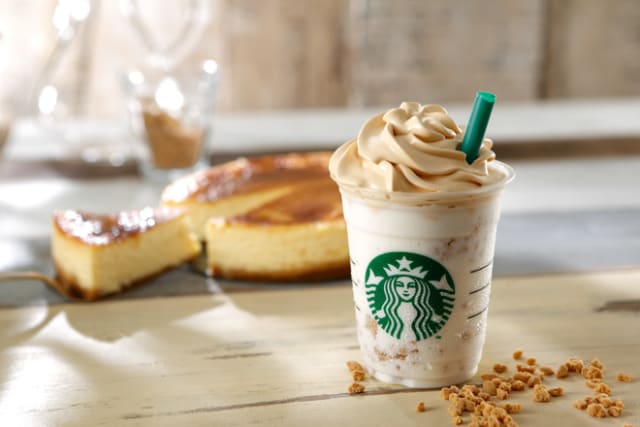 「ベイクド チーズケーキ フラペチーノ(R)」(税別610円) Image by スターバックス コーヒー ジャパン