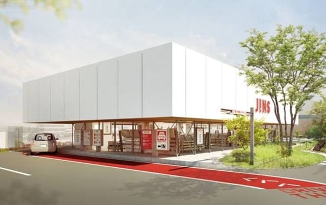 JINS パワーモール前橋みなみ店 パース画像 Image by JINS