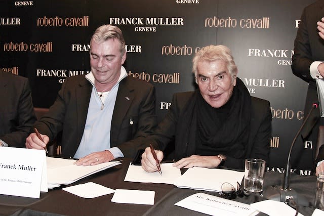 Franck MullerとRoberto Cavalli Image by Roberto Cavalli