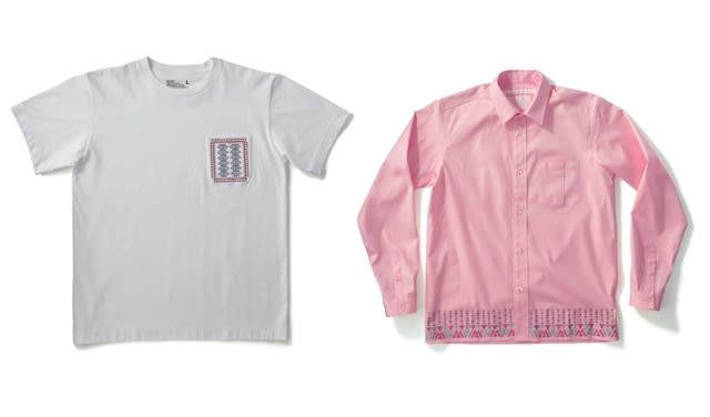 WHITE MOUNTAINEERING カットソー 34,000円 / シャツ 85,000円 Image by SWAROVSKI ELEMENTS