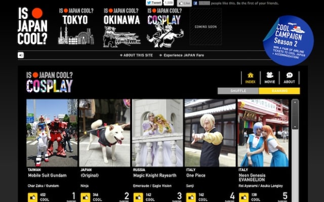 IS JAPAN COOL? COSPLAY トップページ