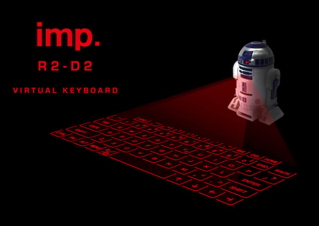 R2-D2 バーチャルキーボード ¥33,480(税込) Image by (C)&TM Lucasfilm Ltd.