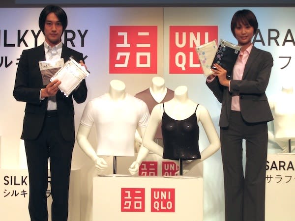 ユニクロ新戦略商品「シルキードライ」と「サラファイン」 Image by FASHIONSNAP
